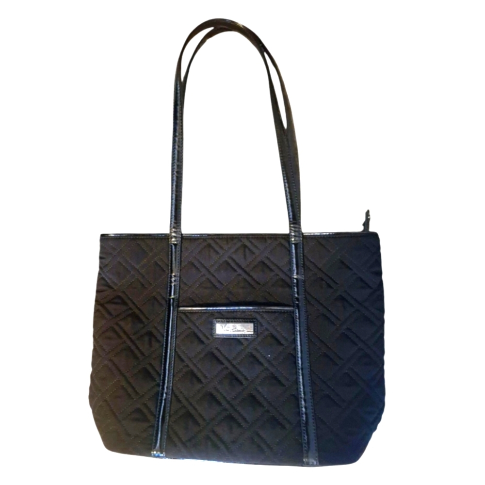 Vera Bradley Small Tote with Patent Trim